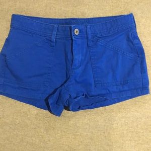 Blue shorts